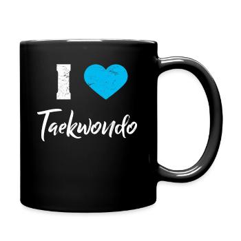 Taekwondo - Mug uni - noir - Droite