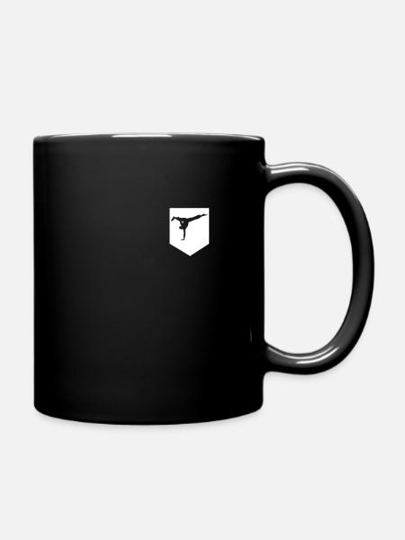 Capoeira Seitentasche - Tasse einfarbig - Schwarz