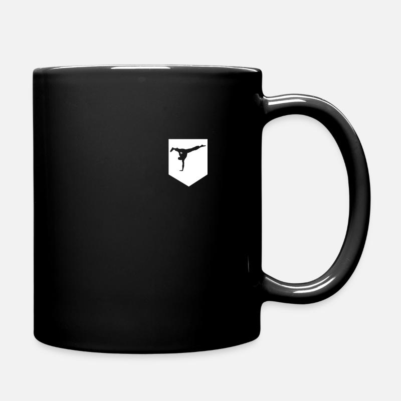 Capoeira Seitentasche - Tasse einfarbig - Schwarz