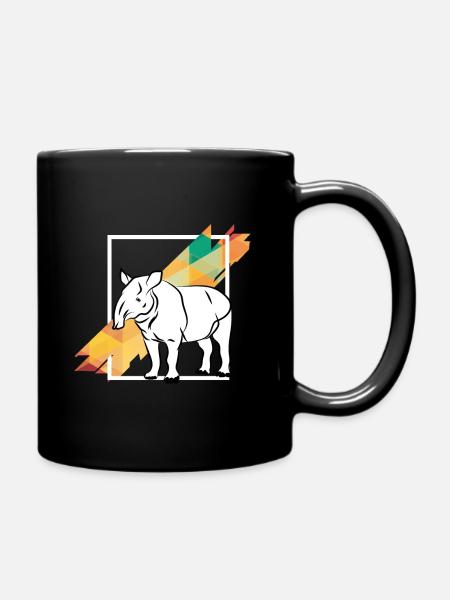Tapir - Full Colour Mug - black