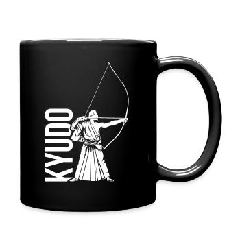 Kyudo - Tasse einfarbig - Schwarz - Rechts