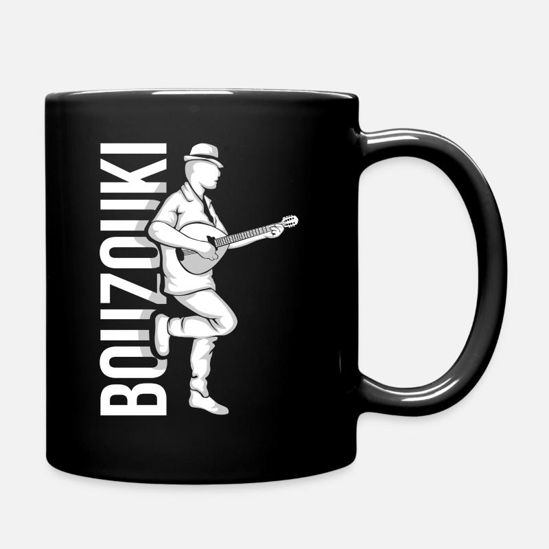 Bouzouki - Tasse einfarbig - Schwarz