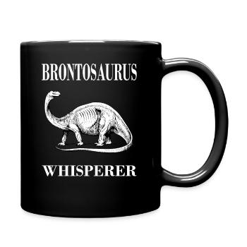 Creative Brontosaurus Tshirt For Men And Women - Full Colour Mug - black - Right