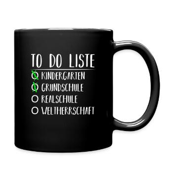 Realschule | Start of school Funny gift - Full Colour Mug - black - Right