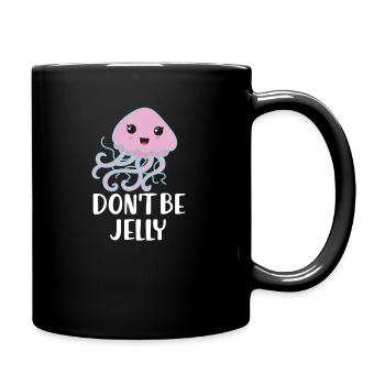 Cadeau drôle d'enfants de méduses mignons - Mug uni - noir - Droite
