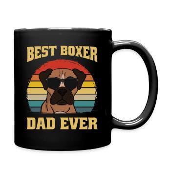 Best Boxer Dog Dad Dad Dad Ever Gift - Full Colour Mug - black - Right
