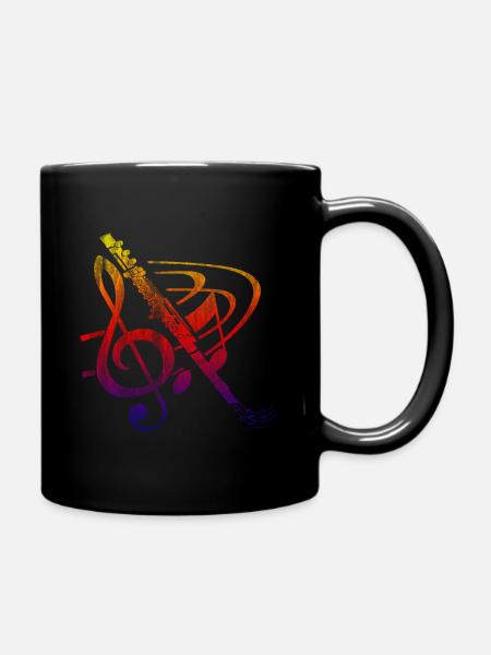 Clé de flûte - Mug uni - noir