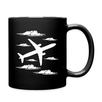 Pilot - Tasse einfarbig - Schwarz - Rechts