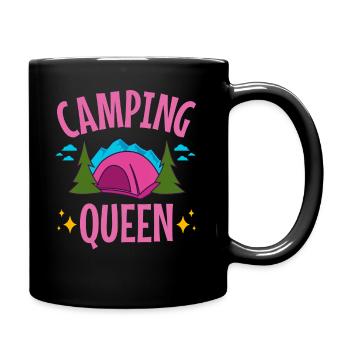 Camping Queen - Graphique camping - Mug uni - noir - Droite