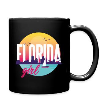 Florida girl - Mug uni - noir - Droite