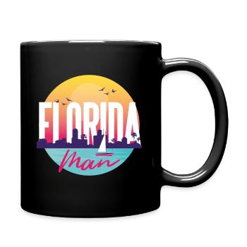 Floride - Mug uni - noir - Droite