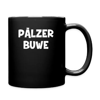 Pälzer Buwe | Pfälzer Dialekt, Pfälzisch, Pfalz - Tasse einfarbig - Schwarz - Rechts