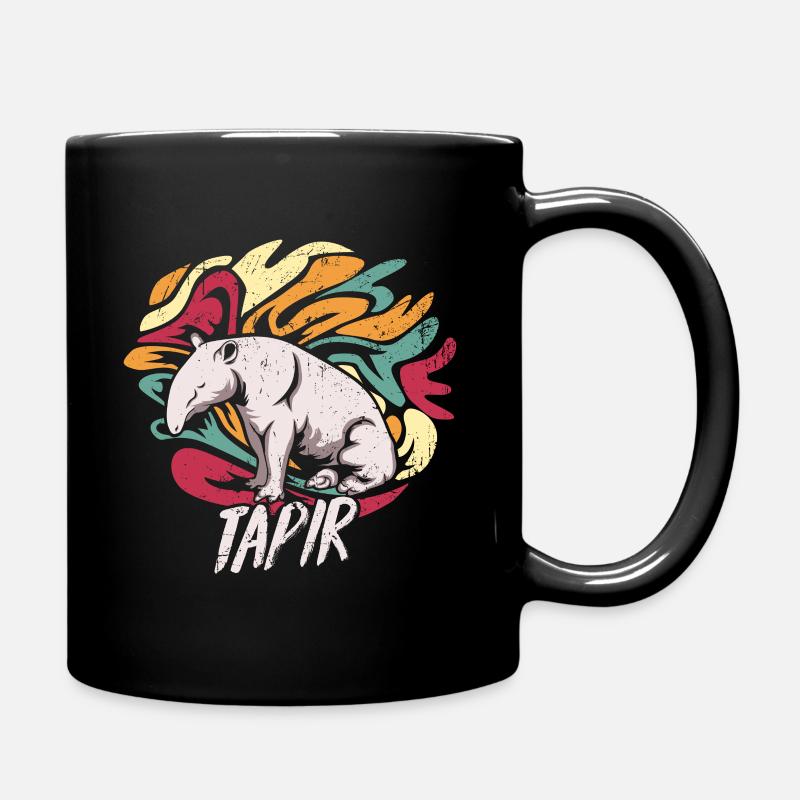 Tapire Geschenk - Tasse einfarbig - Schwarz