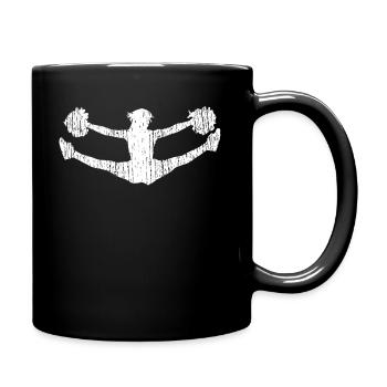Split pom-pom girl - Mug uni - noir - Droite