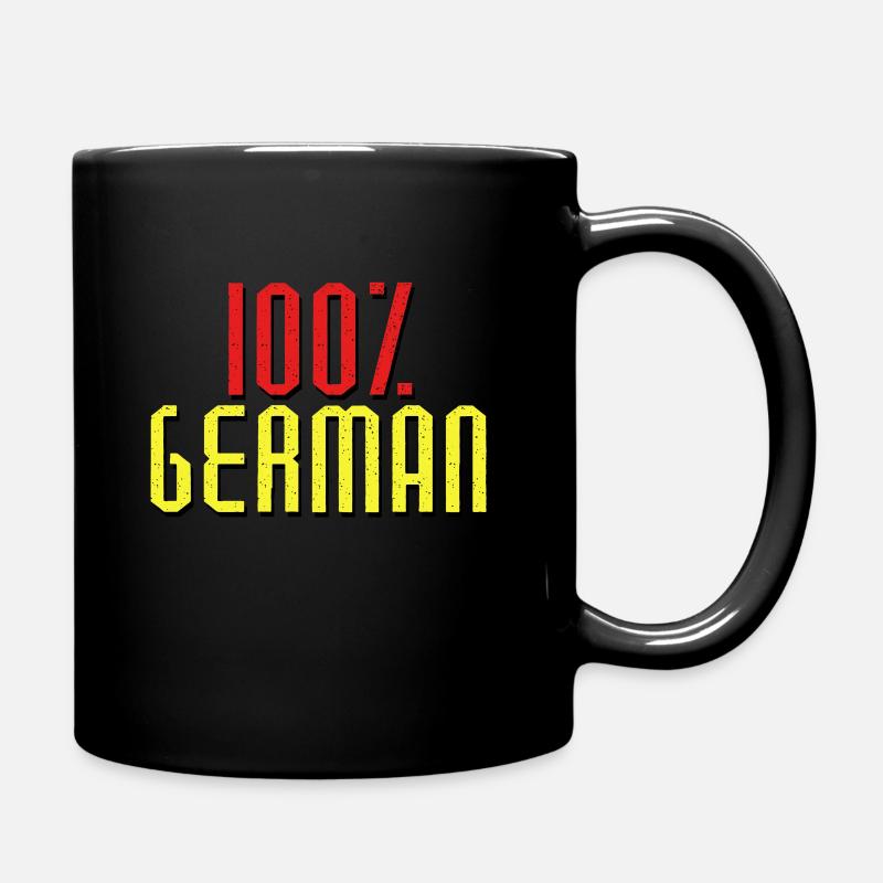 Deutsch Deutschland Deutscher Geschenk Deutsche - Tasse einfarbig - Schwarz