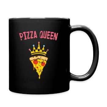 Pizza Queen - Full Colour Mug - black - Right