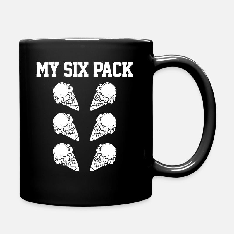 Eis - Tasse einfarbig - Schwarz
