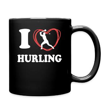 Hurling Tee For Women - Tasse einfarbig - Schwarz - Rechts