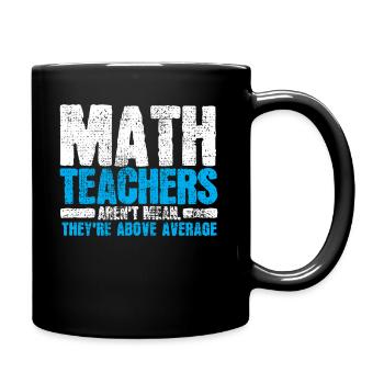 professeur de mathématiques - Mug uni - noir - Droite