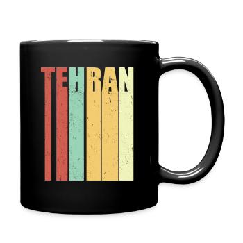 Tehran Iran vintage - Full Colour Mug - black - Right