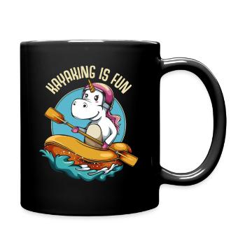 kayak - Full Colour Mug - black - Right