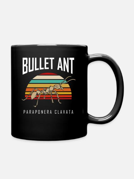 Ameise - Tasse einfarbig - Schwarz