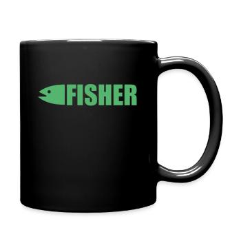 Fisherman - Full Colour Mug - black - Right