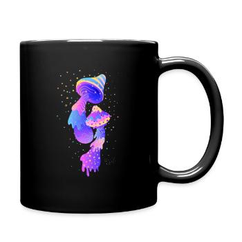 Champignons Magiques Champignons - Mug uni - noir - Droite