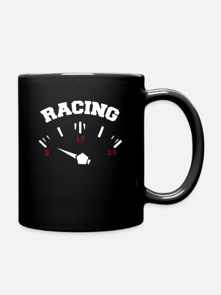 Race Car Race Track Motorsport - Full Colour Mug - black
