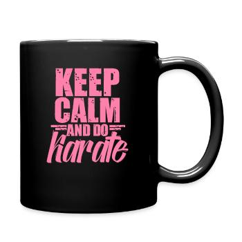 Karate KämPferin Karatekampf Kampf Karatekämpferin - Tasse einfarbig - Schwarz - Rechts
