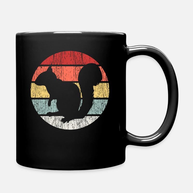 squirrel - Full Colour Mug - black