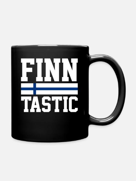 Finnisch Finnisch Finnland - Tasse einfarbig - Schwarz