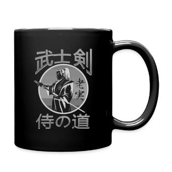 samouraï - Mug uni - noir - Droite