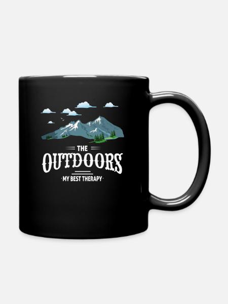 Meilleur antidépresseur - The Outdoors - Mug uni - noir