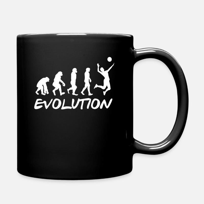 Évolution du volleyball - Mug uni - noir