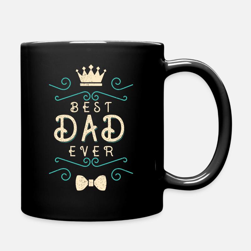 Vatertagsgeschenk Geschenk für Vatertag Papa - Tasse einfarbig - Schwarz