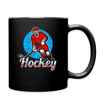 ice Hockey - Full Colour Mug - black - Right