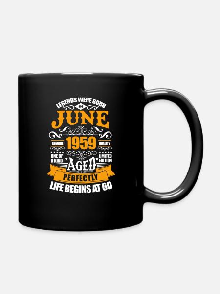 Juin 1959 - Mug uni - noir