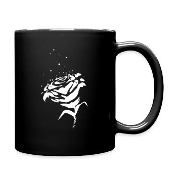 Rose - Full Colour Mug - black - Right