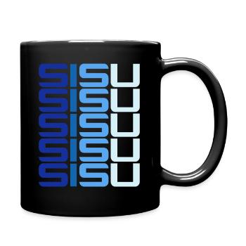 Sisu Soumi finnois finnois - Mug uni - noir - Droite