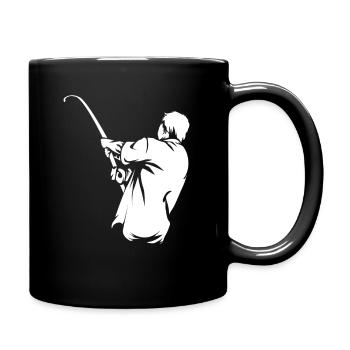 Angler Fishing Fishing - Full Colour Mug - black - Right