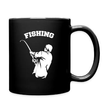 Fishing Fishing Fishermen Fishermen - Full Colour Mug - black - Right