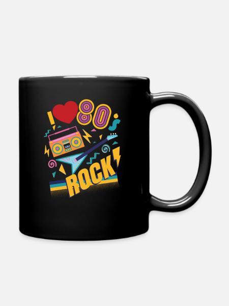 fête et jupe retro années 80 - Mug uni - noir