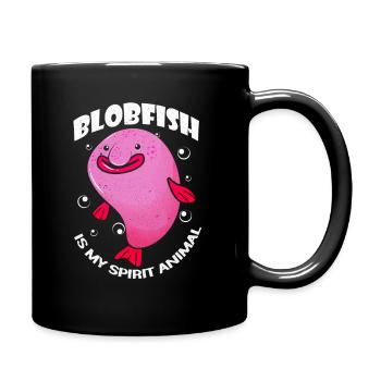 Blobfish - Full Colour Mug - black - Right