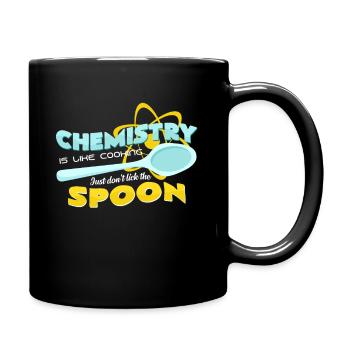 Chemiker - Tasse einfarbig - Schwarz - Rechts
