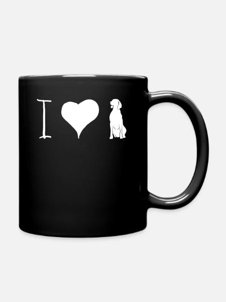 German Shorthair Pointer Gift GSP Funny - Tasse einfarbig - Schwarz