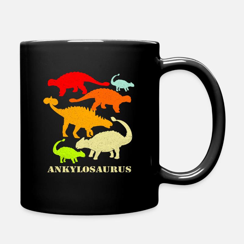 Ankylosaurus - Tasse einfarbig - Schwarz