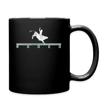 Rodeo - Tasse einfarbig - Schwarz - Rechts