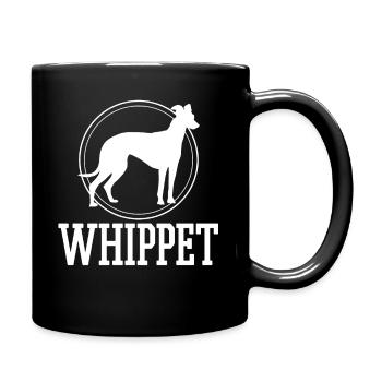 Whippet Dog Animal - Full Colour Mug - black - Right