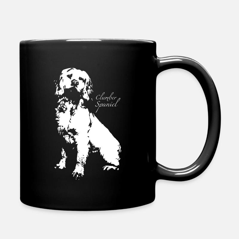 Clumber Spaniel - Full Colour Mug - black